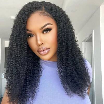 Afro Curly 13x4 Lace Front Wig Transparent Lace Wig | BGMgirl