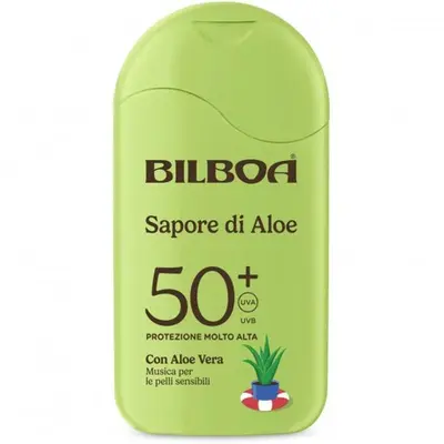 Bilboa Aloe Flavor Sun Milk Spf50+ High Protection 200 Ml