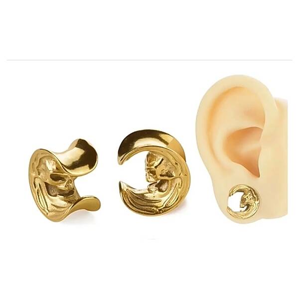 Brass Ear Gauges Flesh Tunnels Plugs