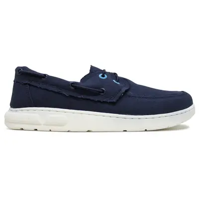 Vionic Skipper Canvas Men's Boat Shoes - Navy - Size:US 10.5 Men
