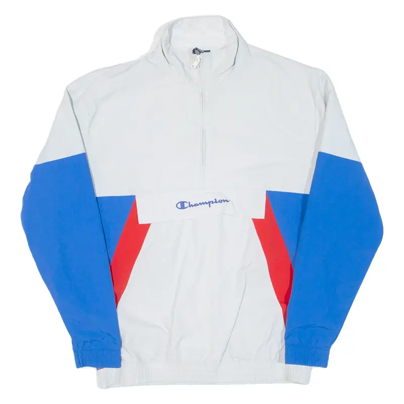 CHAMPION Mens Anorak Jacket Blue S