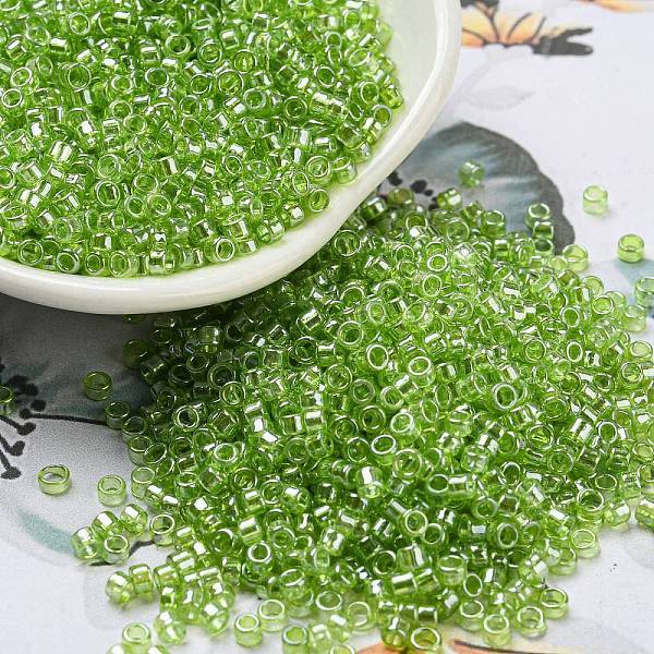 Electroplate Transparent Glass Seed Beads