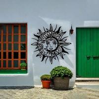 Sun & Moon Pattern Wall Art, Wall Decor, Wall Hanging Decor for Home Living Room Bedroom, Room Decor, Home Decor, Hangable, D...