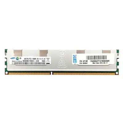 Samsung M393B5170EH1-CH9 | 4GB DDR3-1333MHz PC3-10600 ECC Registered RDIMM CL9 2Rx4 1.5V 240-Pin Memory Module