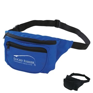 50 Custom Deluxe Fanny Pack - 420D Nylon & Multi-Pocket