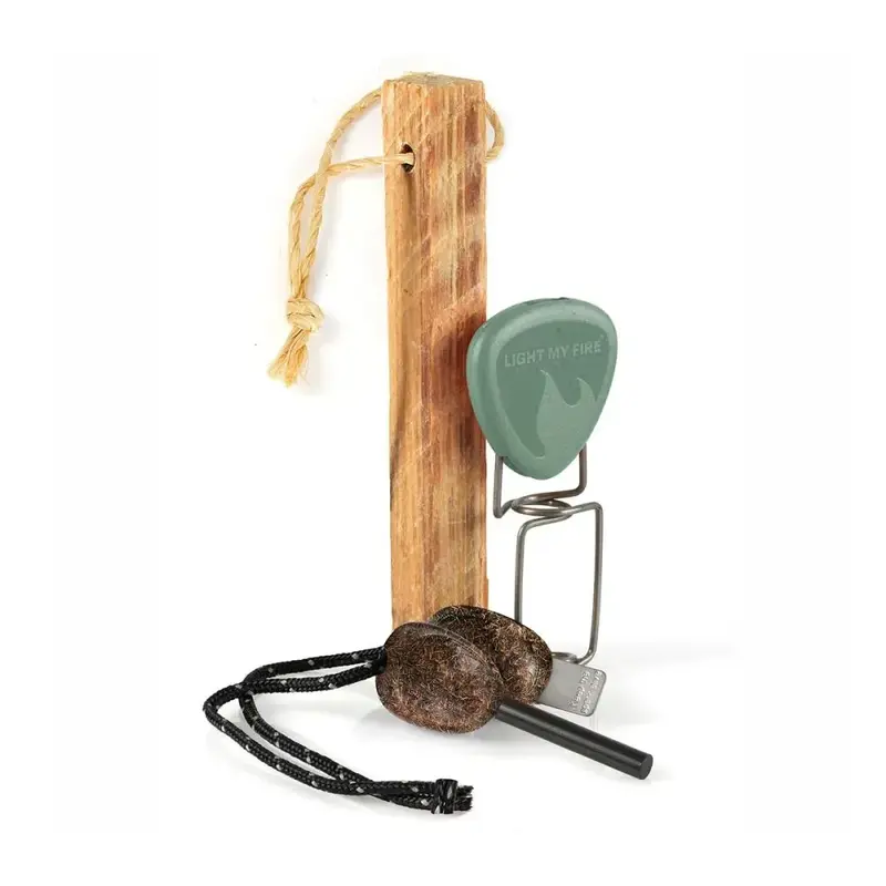 FireLighting Kit 3pcs | Color: Sandy Green - Coco Shell