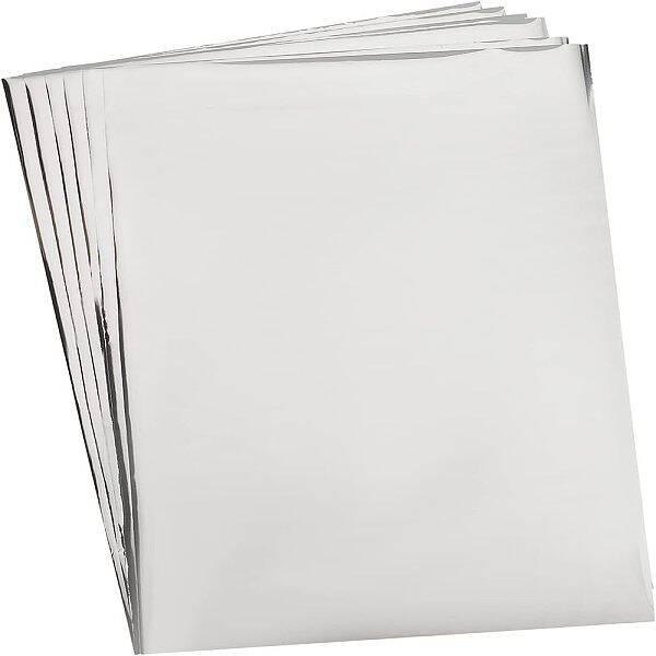 SUPERFINDINGS 50 Sheets A4 Reactive Paper Sheet 29x18.5cm Rectangle Silver Transfer Sheet Paper Transfer Sheet Design Paper f...