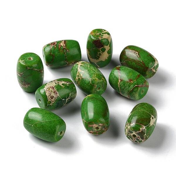 Natural Imperial Jasper Beads