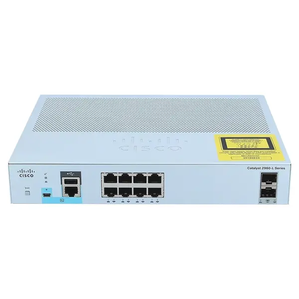 Cisco WS-C2960L-8TS-LL= | Catalyst 2960-L Series C2960L-8TS 8 x RJ-45 Ports PoE+ 10/100/1000Base-T + 2 x SFP Ports Layer 3 Ma...