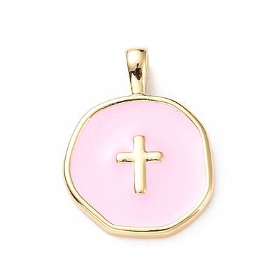 Brass Enamel Pendants