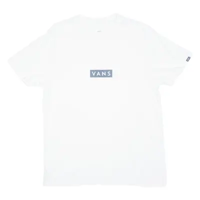 VANS Custom Fit Mens T-Shirt White L