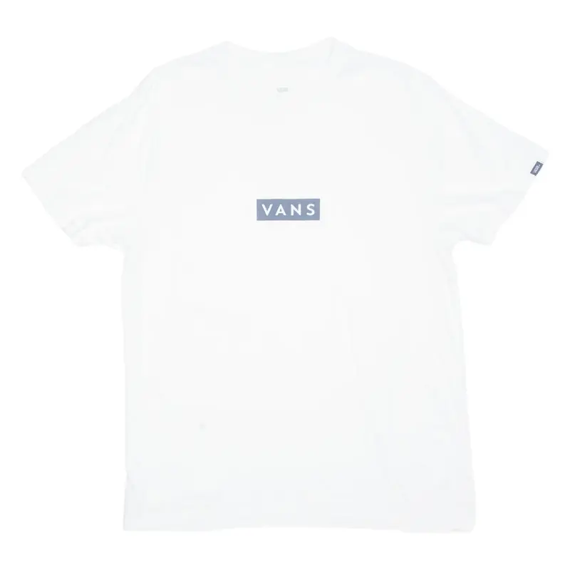 VANS Custom Fit Mens T-Shirt White L