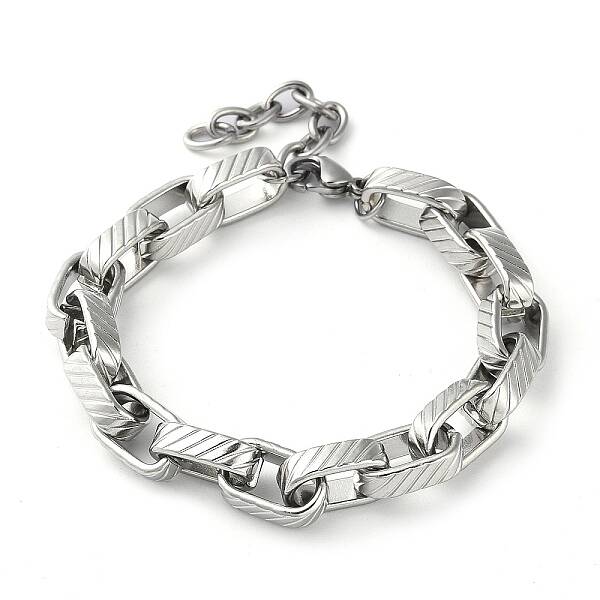 Non-Tarnish 304 Stainless Steel Box Chain Bracelet