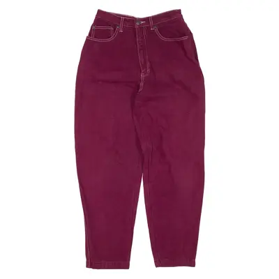 BUS STOP Jeans Purple Denim Regular Tapered Womens W24 L27