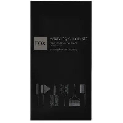 Fox 3D Weaving Comb 6pcs
