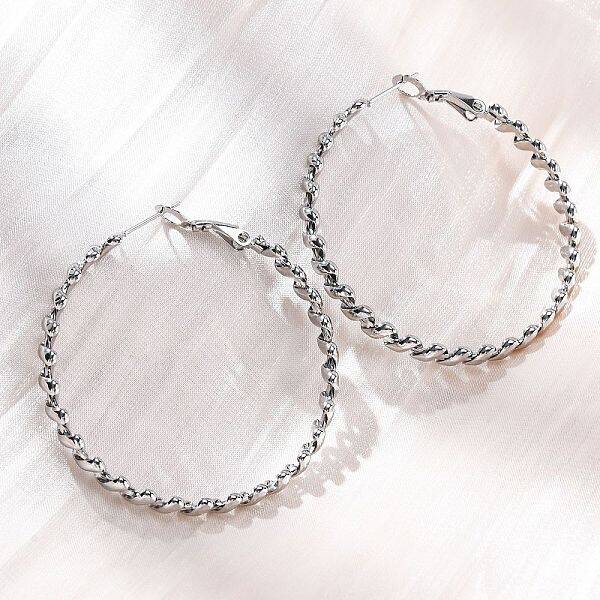 304 Stainless Steel Hoop Earrings