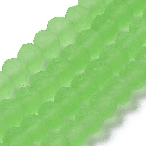 Transparent Glass Beads Strands