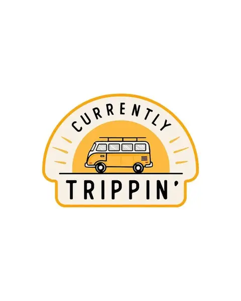 Currently Trippin | Sticker