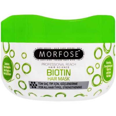 Morfose Biotin Hair Mask - strengthening mask with biotin for damaged hair 500 ml