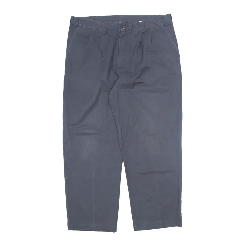 DICKIES Workwear Trousers Grey Regular Straight Mens W38 L30
