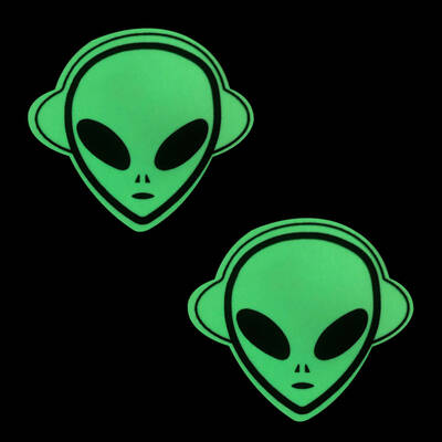 Glow in the Dark Alien Pasties