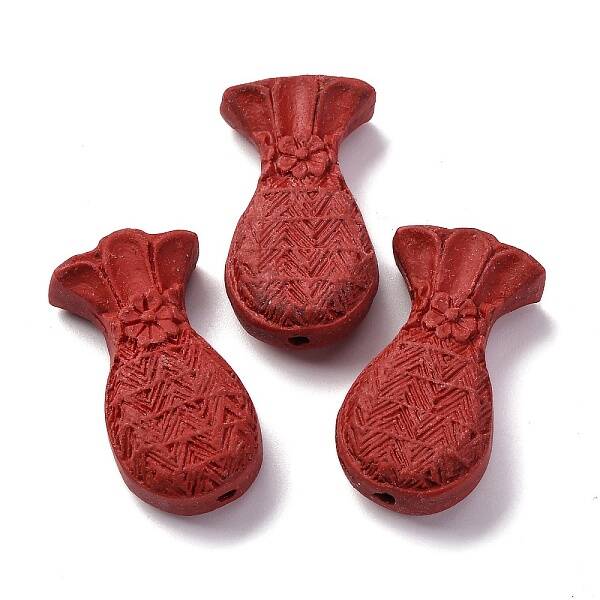 Cinnabar Beads