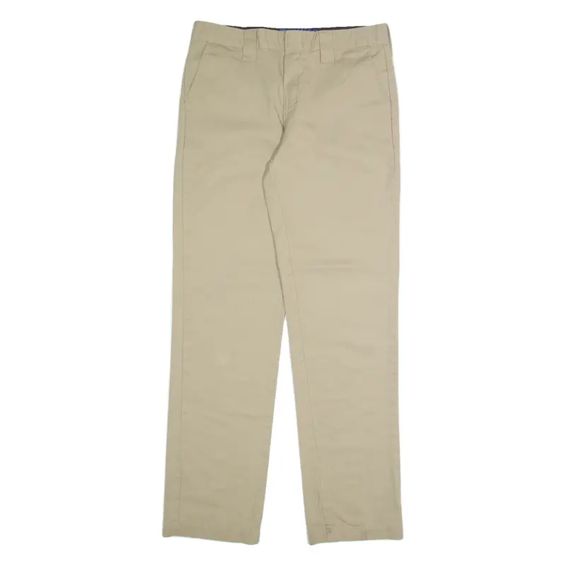 DICKIES Chino Mens Trousers Beige Regular Straight W30 L30