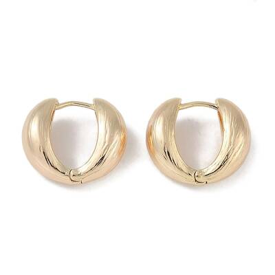 Brass Hoop Earrings