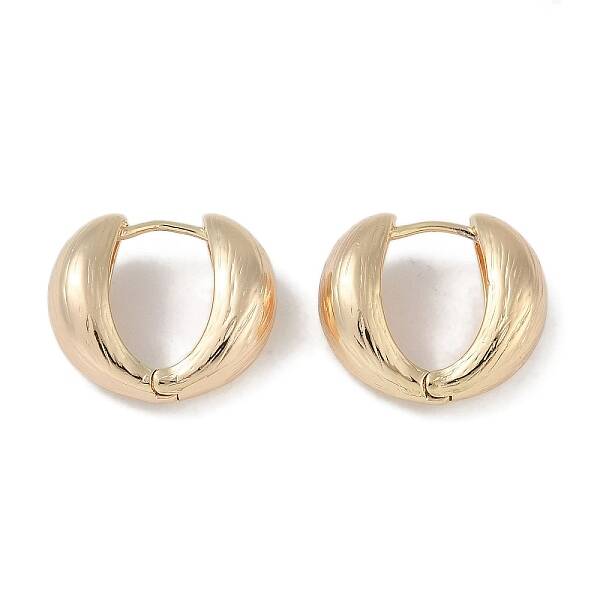 Brass Hoop Earrings