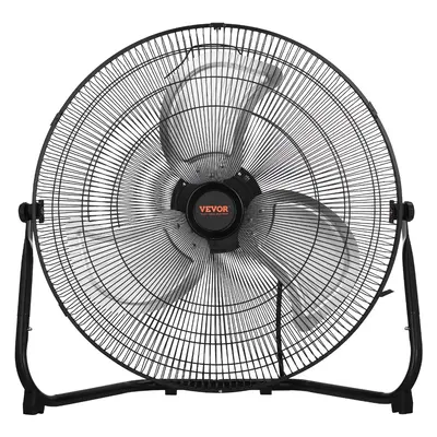 VEVOR cooler Floor Fan, 3 Speeds High Velocity Heavy Duty 20 Inch Industrial Fan, 4800 CFM 360° Adjustable Tilt 21.33 ft/sec...