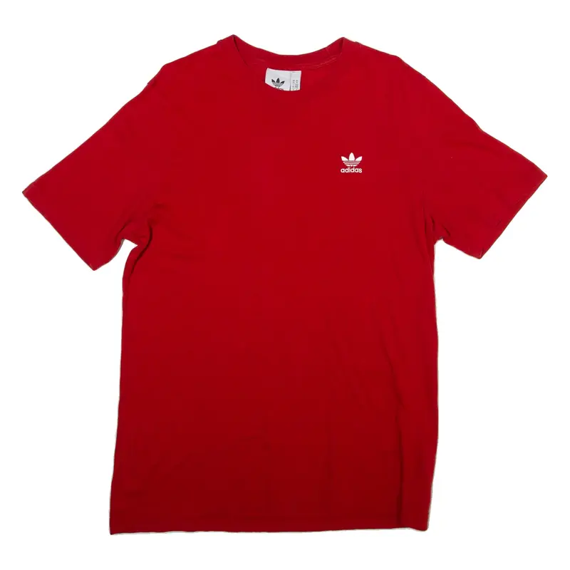 ADIDAS ORIGINALS Mens T-Shirt Red M