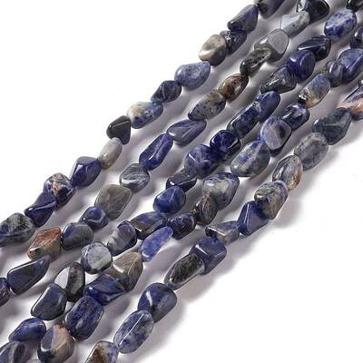 Natural Sodalite Beads Strands