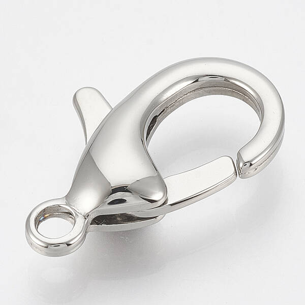 Tarnish Resistant 304 Stainless Steel Lobster Claw Clasps