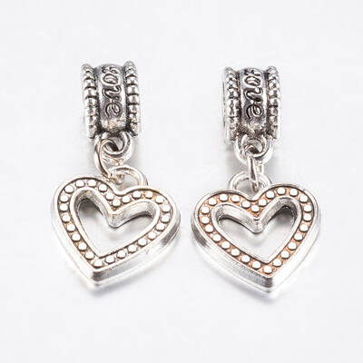 Tibetan Style Alloy European Dangle Charms