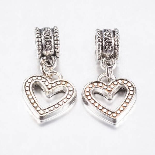 Tibetan Style Alloy European Dangle Charms