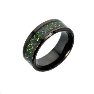 316L Surgical Stainless Steel Wide Band Finger Rings