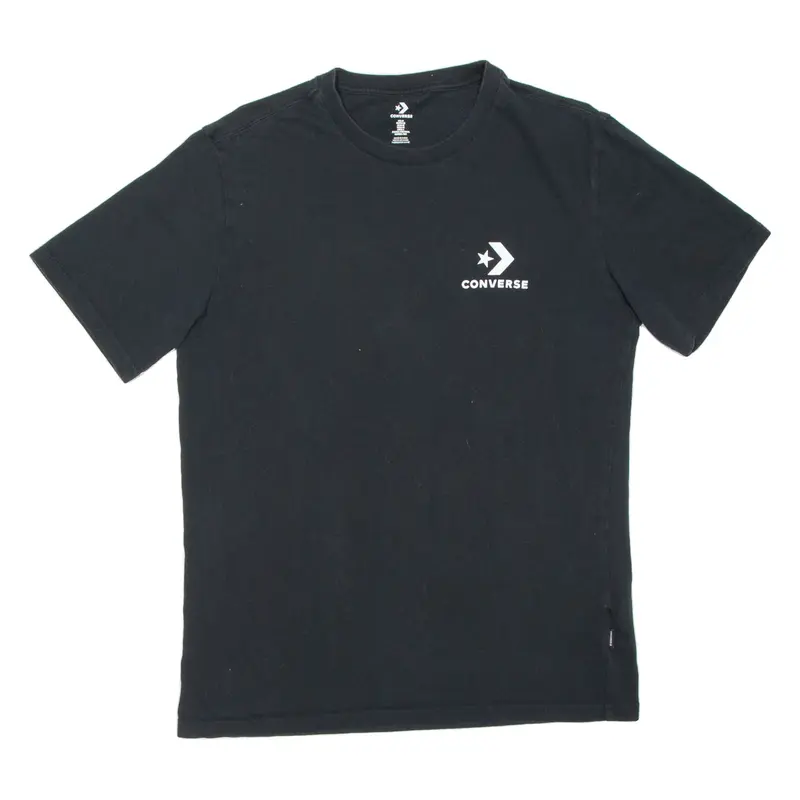 CONVERSE Mens T-Shirt Black M