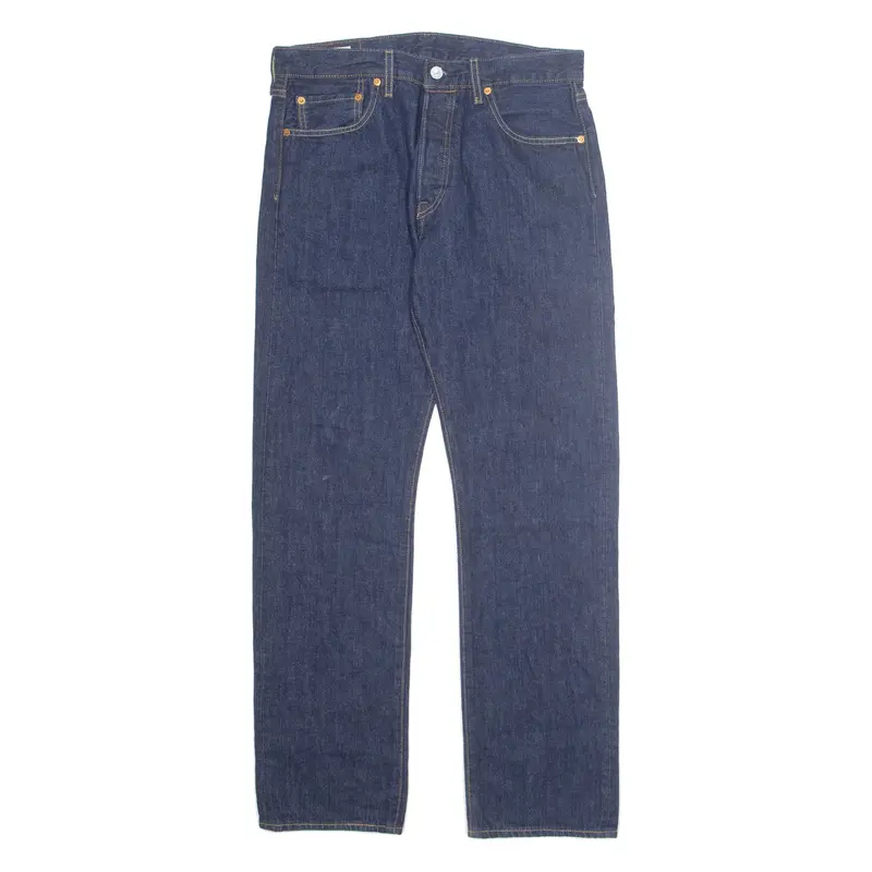 LEVI'S 501 BIG E Jeans Mens Blue Regular Straight W32 L32