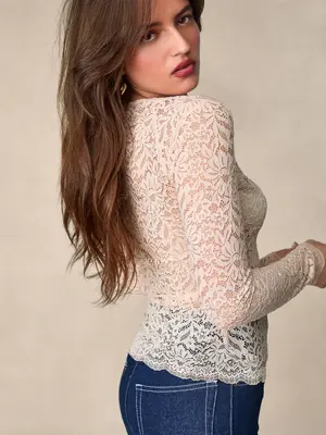 Blouse Bonnia Rose-Pale | Color: ROSE PALE | Size: FR-36