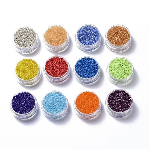 12/0 Round Glass Seed Beads