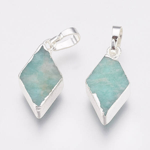 Natural Amazonite Pendants
