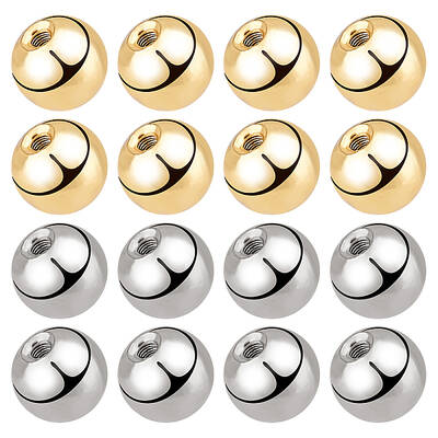 60Pcs 2 Colors Stainless Steel Ear Nuts