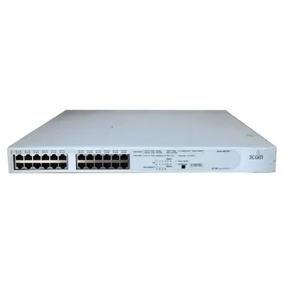 3Com 3C17205 | SuperStack 3 4400 PWR 24 x RJ-45 Ports PoE 10/100Base-TX Layer 2 Managed Rack-mountable Fast Ethernet Network ...