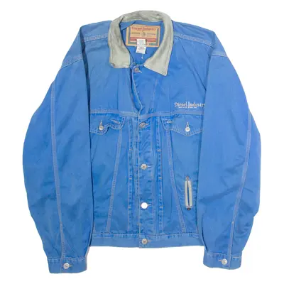 DIESEL Industry Mens Denim Jacket Blue Twill M