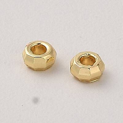 Rack Plating Brass Spacer Beads