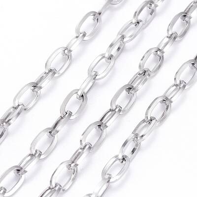 Tarnish Resistant 304 Stainless Steel Cable Chains