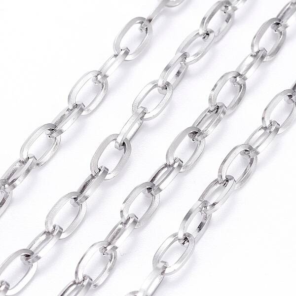 Tarnish Resistant 304 Stainless Steel Cable Chains