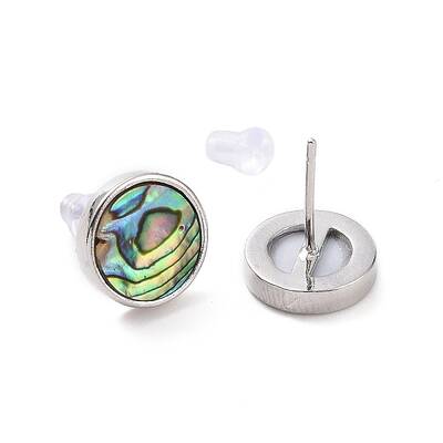 Brass Stud Earrings