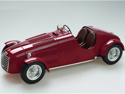 Ferrari 125C Red Press Version (1947) Limited Edition to 80 pieces Worldwide Mythos Series 1/18 Model Car by Tecnomodel
