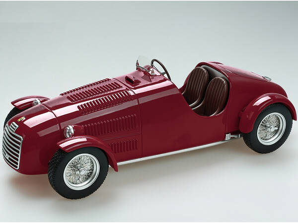 Ferrari 125C Red Press Version (1947) Limited Edition to 80 pieces Worldwide Mythos Series 1/18 Model Car by Tecnomodel